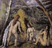 Paul Cezanne Trois baigneuses France oil painting artist